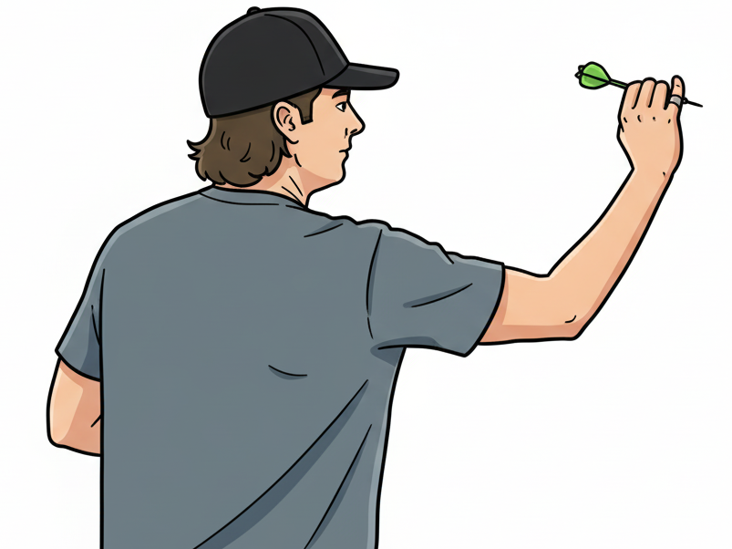 Extended arm setup position (Photo 1)